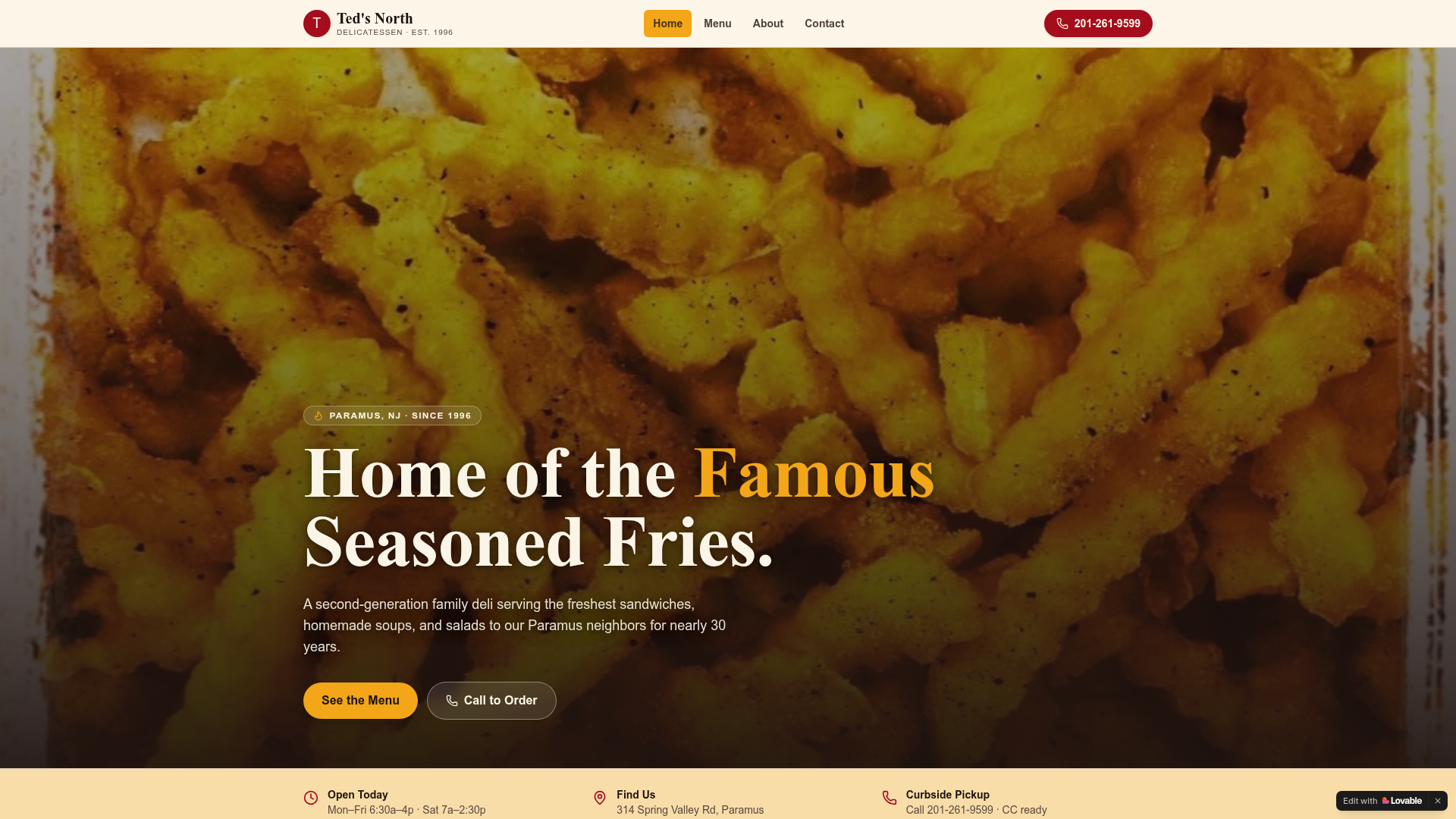 Ted's North website by Youssef Ibrahim